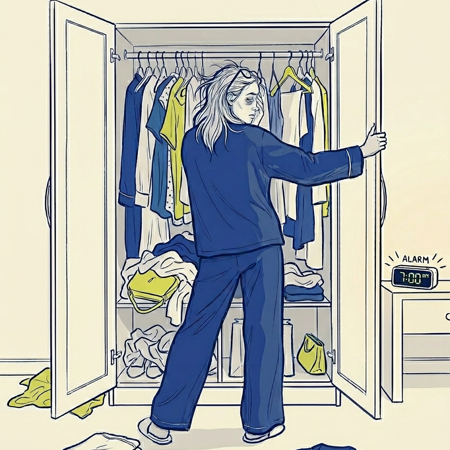 Why Getting Dressed for Work Is Draining You