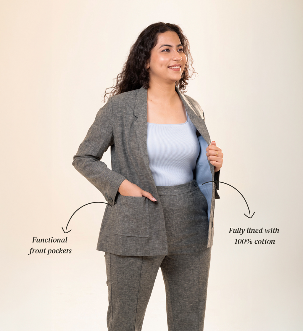 The All-Day Blazer - Charcoal Grey