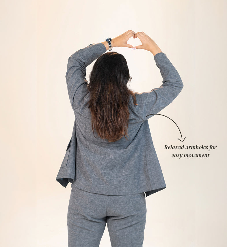 The All-Day Blazer - Steel Blue