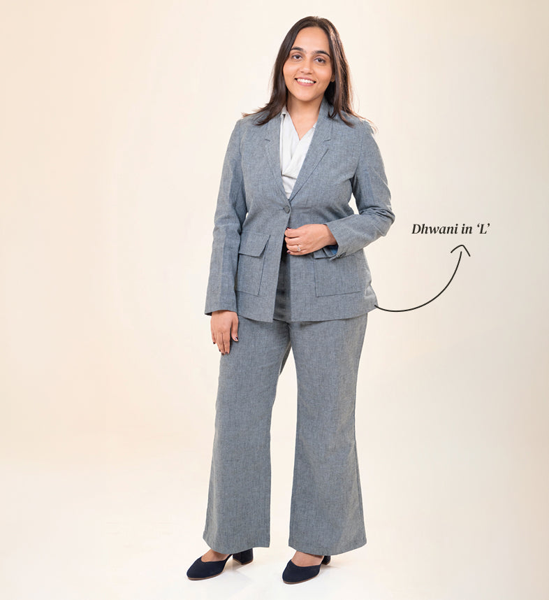The All-Day Blazer - Steel Blue