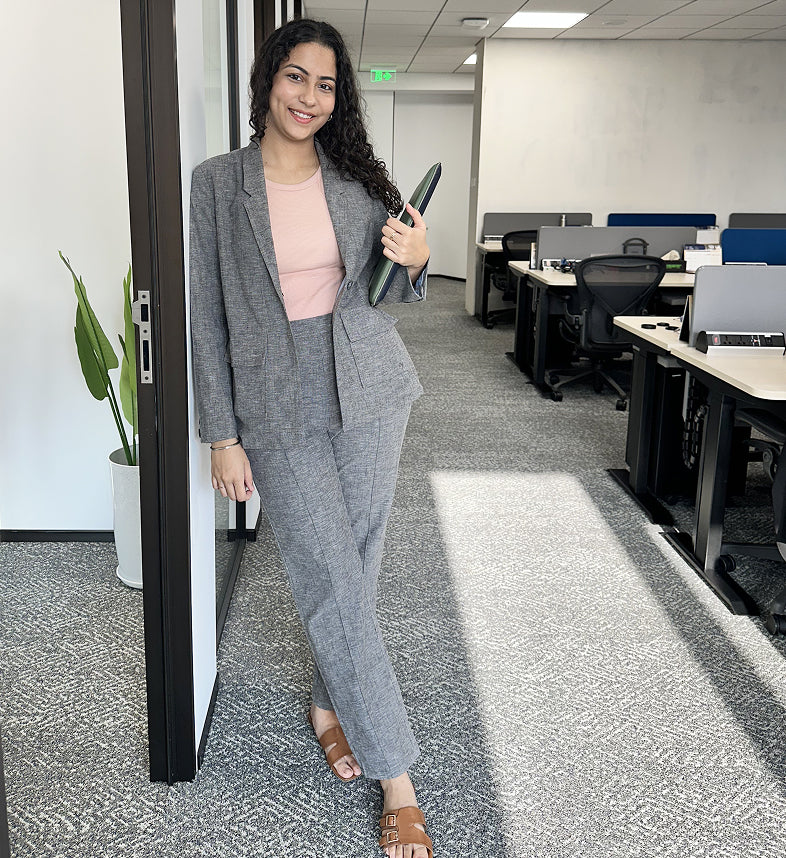The All-Day Blazer - Steel Blue